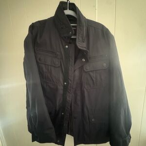Michael Kors Black Men's Military Field Jacket